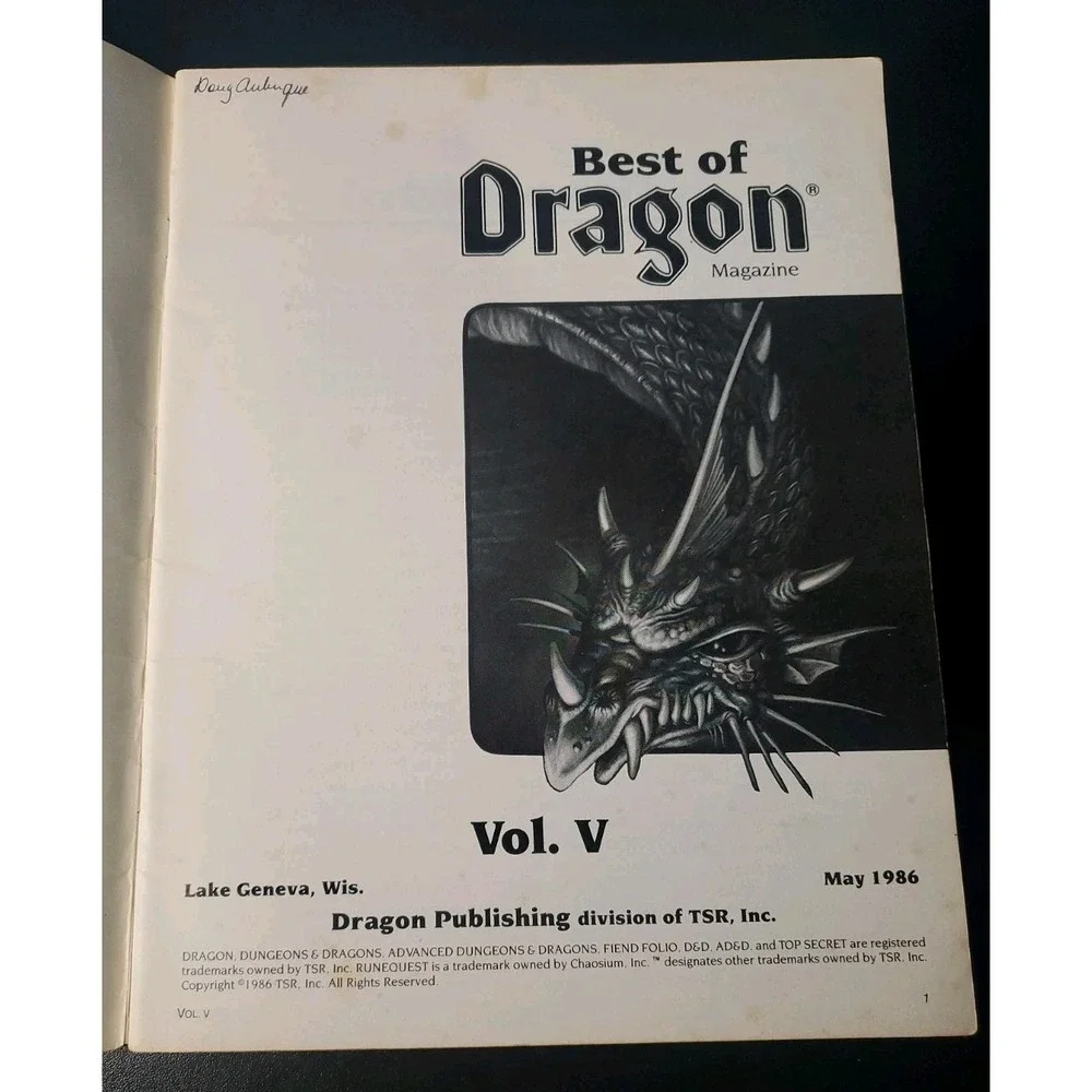 Vintage Dungeons And Dragons 